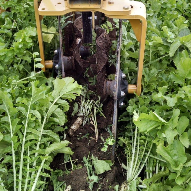 strip-till with SoilWarrior in cover crops