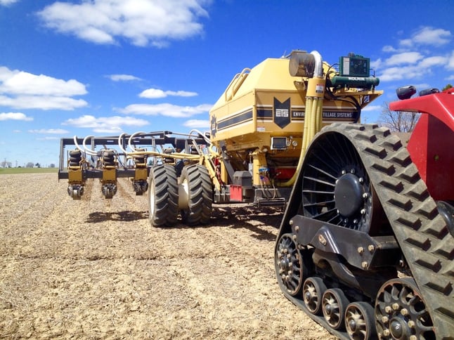 SKS Farm uses a SoilWarrior for strip-till