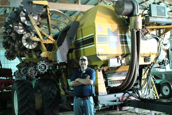 Brad Spinler with his Soil Warrior 4530 SXD