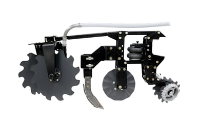 Edge row unit with shank