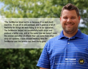 The SoilWarrior stood out to us because it's a well-built machine. - Will Cannon