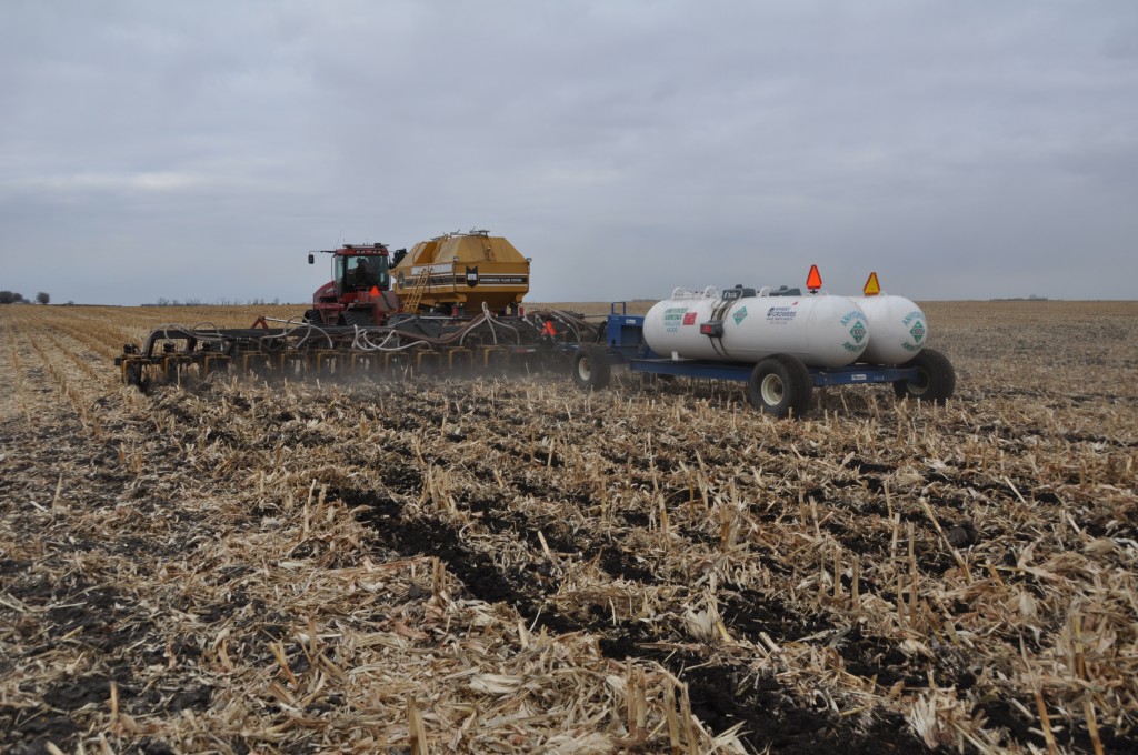 SoilWarrior N tilling the field